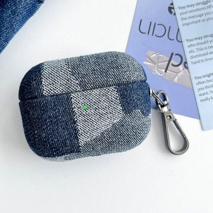 Stitching Denim Cloth Bluetooth Earphone Protective Case, For AirPods Pro 2, For AirPods 3�������...
