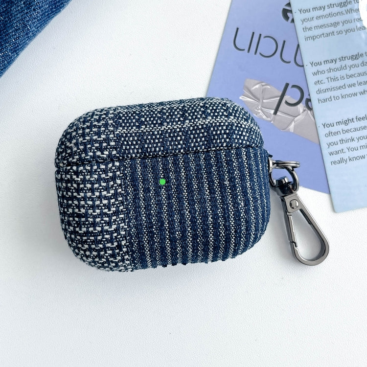 Stitching Denim Cloth Bluetooth Earphone Protective Case, For AirPods Pro 2, For AirPods 3�������...