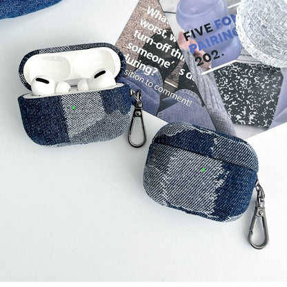 Stitching Denim Cloth Bluetooth Earphone Protective Case, For AirPods Pro 2, For AirPods 3�������...