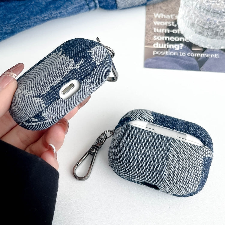 Stitching Denim Cloth Bluetooth Earphone Protective Case, For AirPods Pro 2, For AirPods 3�������...