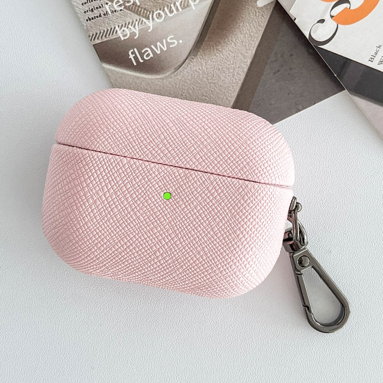 Cross Texture PU Leather Bluetooth Earphone Protective Case, For AirPods Pro 2, For AirPods 3����...
