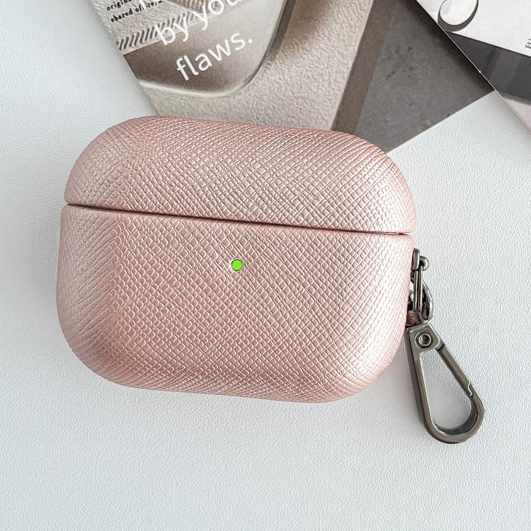 Cross Texture PU Leather Bluetooth Earphone Protective Case, For AirPods Pro 2, For AirPods 3����...
