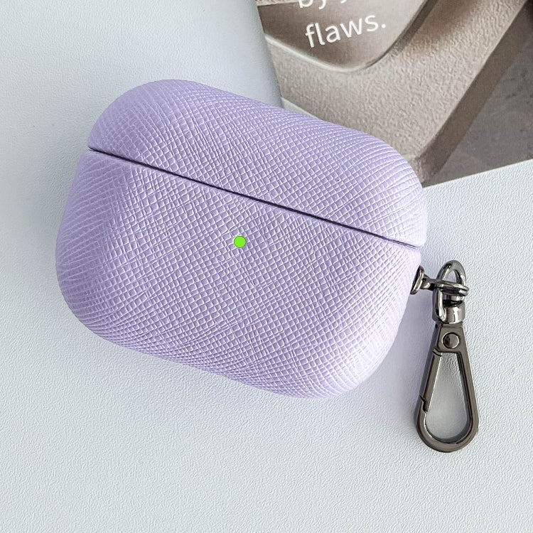 Cross Texture PU Leather Bluetooth Earphone Protective Case, For AirPods Pro 2, For AirPods 3����...