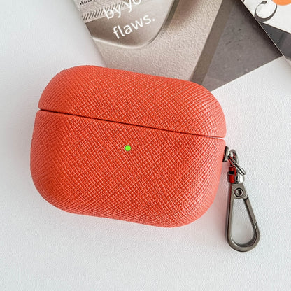 Cross Texture PU Leather Bluetooth Earphone Protective Case, For AirPods Pro 2, For AirPods 3����...