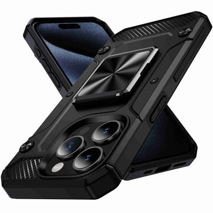 Shockproof Metal Holder Phone Case, For iPhone 16 Pro Max, For iPhone 16 Pro, For iPhone 16 Plus�...