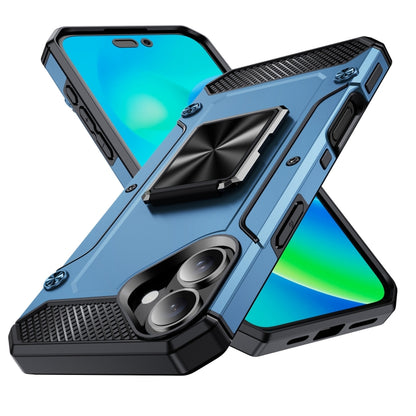 Shockproof Metal Holder Phone Case, For iPhone 16 Pro Max, For iPhone 16 Pro, For iPhone 16 Plus�...