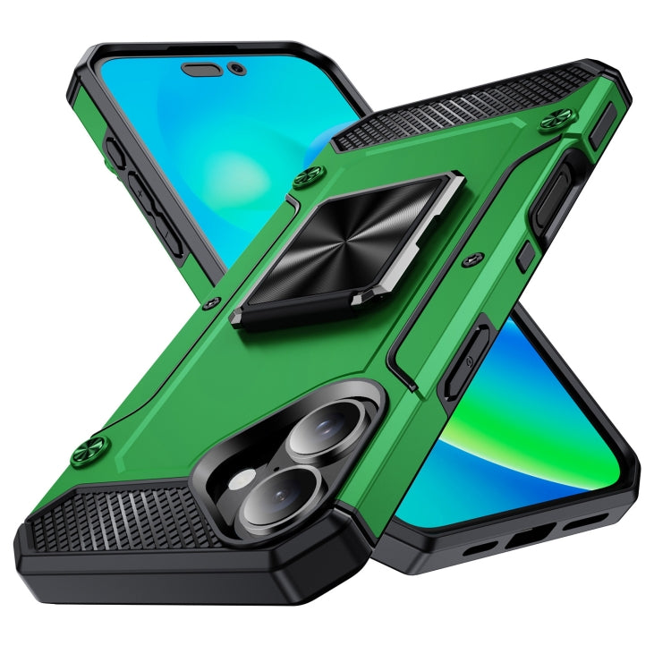 Shockproof Metal Holder Phone Case, For iPhone 16 Pro Max, For iPhone 16 Pro, For iPhone 16 Plus�...