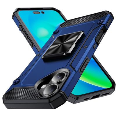 Shockproof Metal Holder Phone Case, For iPhone 16 Pro Max, For iPhone 16 Pro, For iPhone 16 Plus�...