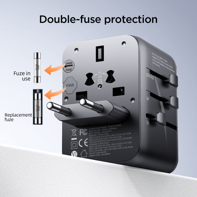 JOYROOM JR-TCW01 17W Universal Travel Adapter, JR-TCW01