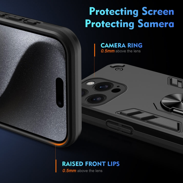 Shockproof Metal Ring Holder Phone Case