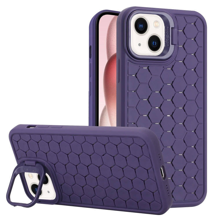 Honeycomb Radiating Lens Holder TPU Phone Case, For iPhone 16 Pro Max, For iPhone 16 Pro���������...