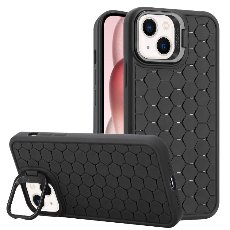 Honeycomb Radiating Lens Holder TPU Phone Case, For iPhone 16 Pro Max, For iPhone 16 Pro���������...