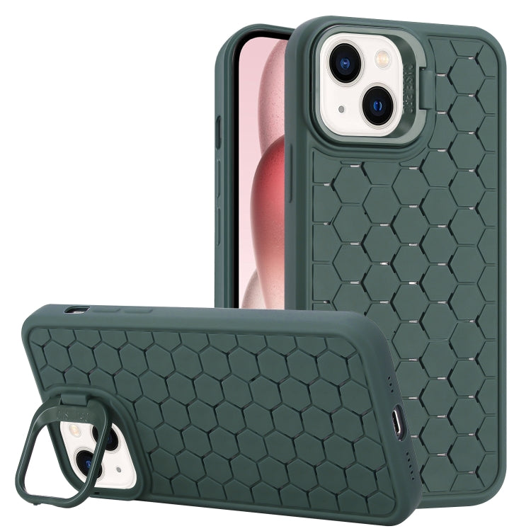 Honeycomb Radiating Lens Holder TPU Phone Case, For iPhone 16 Pro Max, For iPhone 16 Pro���������...