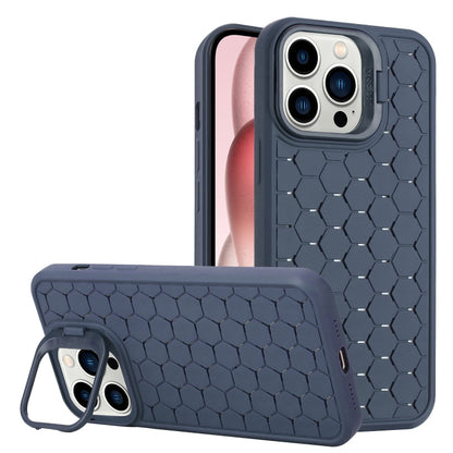 Honeycomb Radiating Lens Holder TPU Phone Case, For iPhone 16 Pro Max, For iPhone 16 Pro���������...