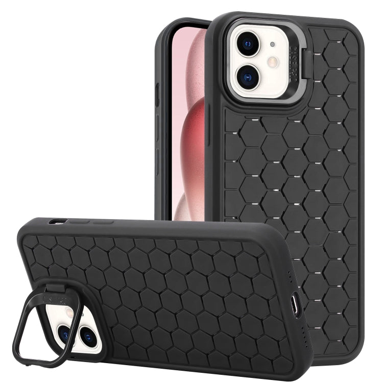 Honeycomb Radiating Lens Holder TPU Phone Case, For iPhone 16 Pro Max, For iPhone 16 Pro���������...