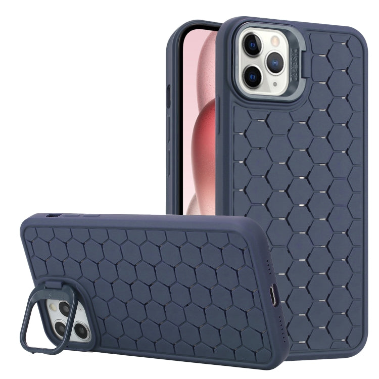 Honeycomb Radiating Lens Holder TPU Phone Case, For iPhone 12 Pro Max, For iPhone 12 Pro���������...