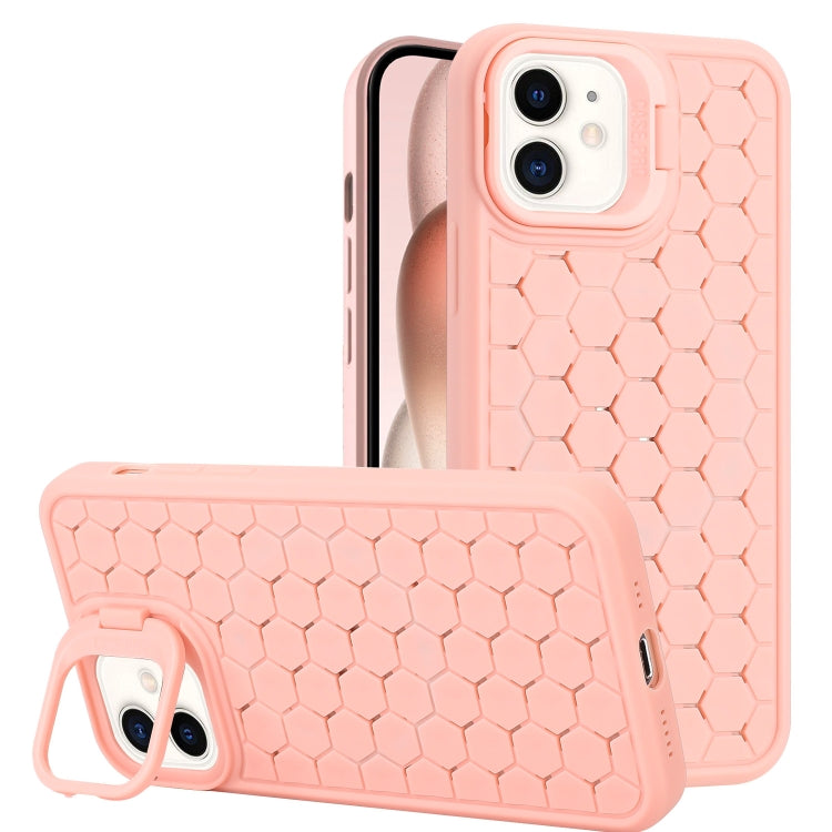 Honeycomb Radiating Lens Holder TPU Phone Case, For iPhone 12 Pro Max, For iPhone 12 Pro���������...