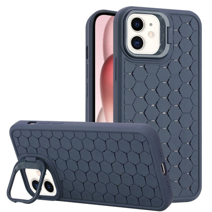 Honeycomb Radiating Lens Holder TPU Phone Case, For iPhone 12 Pro Max, For iPhone 12 Pro���������...