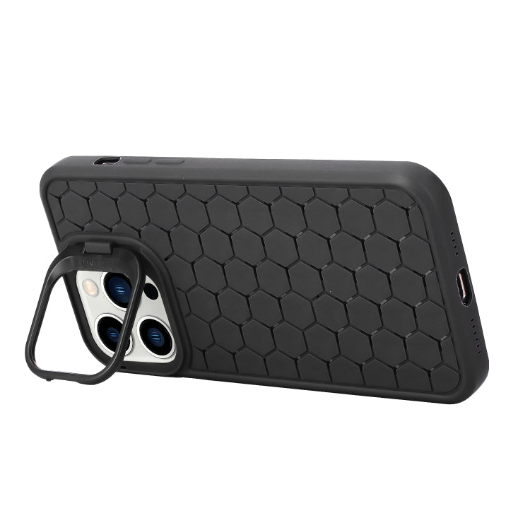 Honeycomb Radiating Lens Holder TPU Phone Case, For iPhone 16 Pro Max, For iPhone 16 Pro���������...