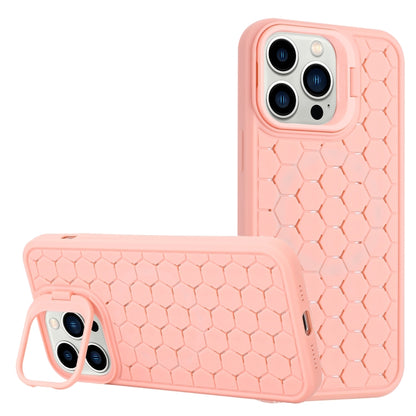 Honeycomb Radiating Lens Holder TPU Phone Case, For iPhone 16 Pro Max, For iPhone 16 Pro���������...