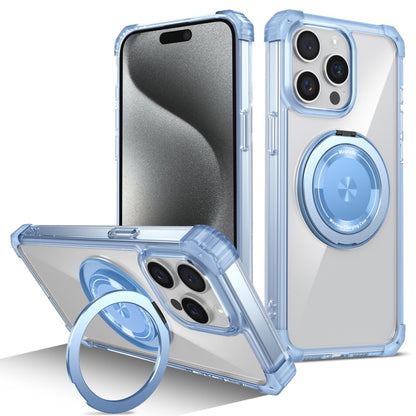 Gold Shield CD Pattern MagSafe Magnetic Phone Case with Rotating Stand, For iPhone 16 Pro Max����...