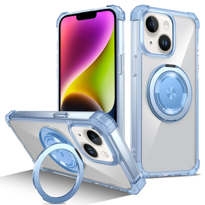 Gold Shield CD Pattern MagSafe Magnetic Phone Case with Rotating Stand, For iPhone 16 Pro Max����...