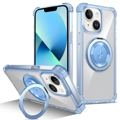 Gold Shield CD Pattern MagSafe Magnetic Phone Case with Rotating Stand, For iPhone 16 Pro Max����...