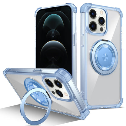 Gold Shield CD Pattern MagSafe Magnetic Phone Case with Rotating Stand, For iPhone 16 Pro Max����...