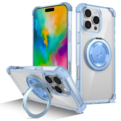 Gold Shield CD Pattern MagSafe Magnetic Phone Case with Rotating Stand, For iPhone 16 Pro Max����...