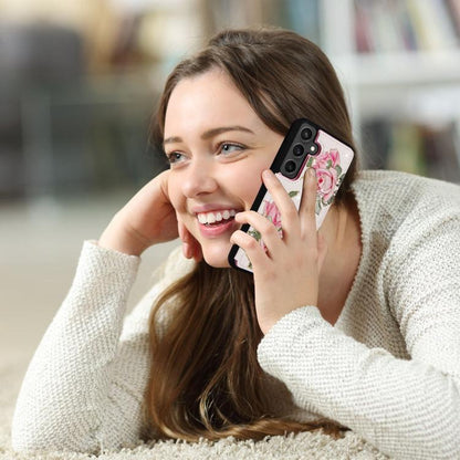 Printed Double Buckle RFID Anti-theft Phone Case