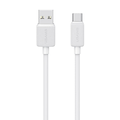 USAMS US-SJ698 USB to USB-C / Type-C 3A Striped Fast Charge Data Cable