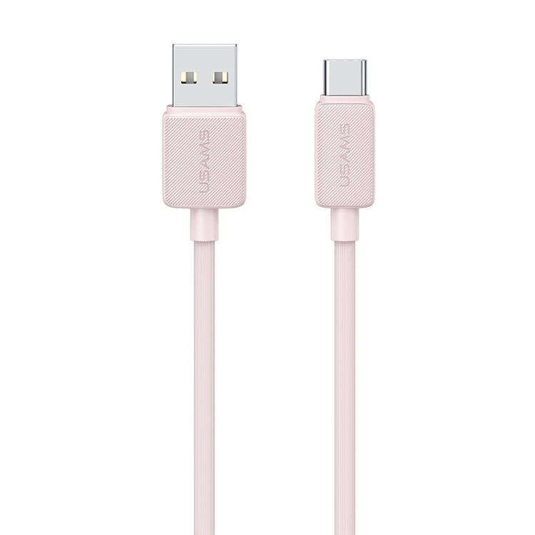 USAMS US-SJ698 USB to USB-C / Type-C 3A Striped Fast Charge Data Cable