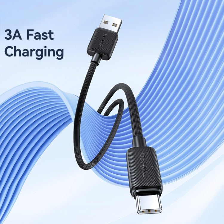 USAMS US-SJ698 USB to USB-C / Type-C 3A Striped Fast Charge Data Cable