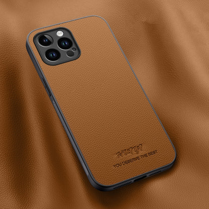 HUIYI Leather Magnetic Phone Case, For iPhone 16e, For iPhone 16 Pro Max, For iPhone 16 Pro������...