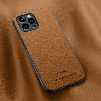HUIYI Leather Magnetic Phone Case, For iPhone 16e, For iPhone 16 Pro Max, For iPhone 16 Pro������...