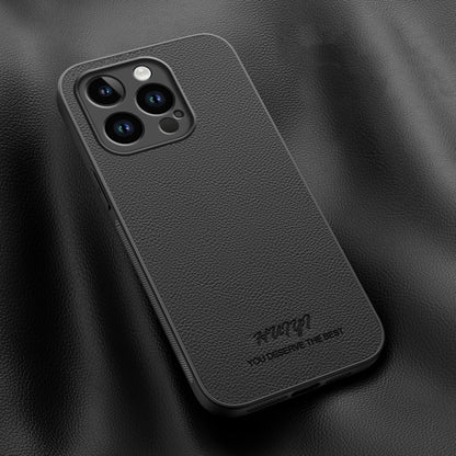 HUIYI Leather Magnetic Phone Case, For iPhone 16e, For iPhone 16 Pro Max, For iPhone 16 Pro������...