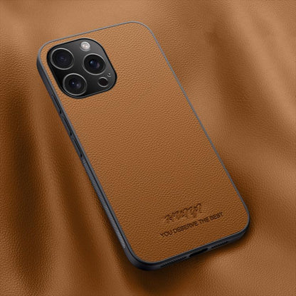 HUIYI Leather Magnetic Phone Case, For iPhone 16e, For iPhone 16 Pro Max, For iPhone 16 Pro������...