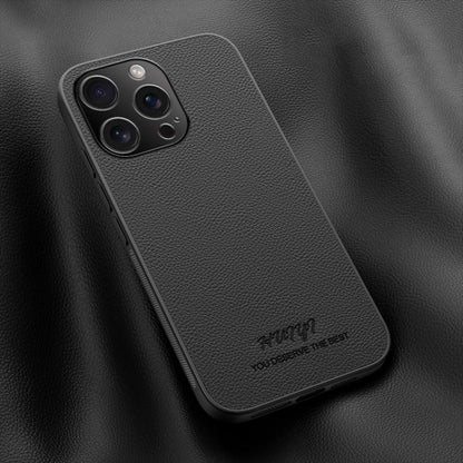 HUIYI Leather Magnetic Phone Case, For iPhone 16e, For iPhone 16 Pro Max, For iPhone 16 Pro������...