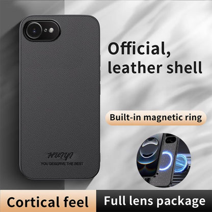 HUIYI Leather Magnetic Phone Case, For iPhone 16e, For iPhone 16 Pro Max, For iPhone 16 Pro������...