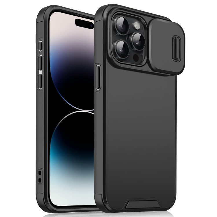 Sliding Camshield TPU + PC Phone Case, For iPhone 16 Pro Max, For iPhone 16 Pro, For iPhone 16 Pl...