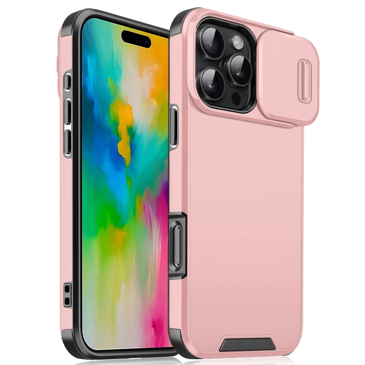 Sliding Camshield TPU + PC Phone Case, For iPhone 16 Pro Max, For iPhone 16 Pro, For iPhone 16 Pl...