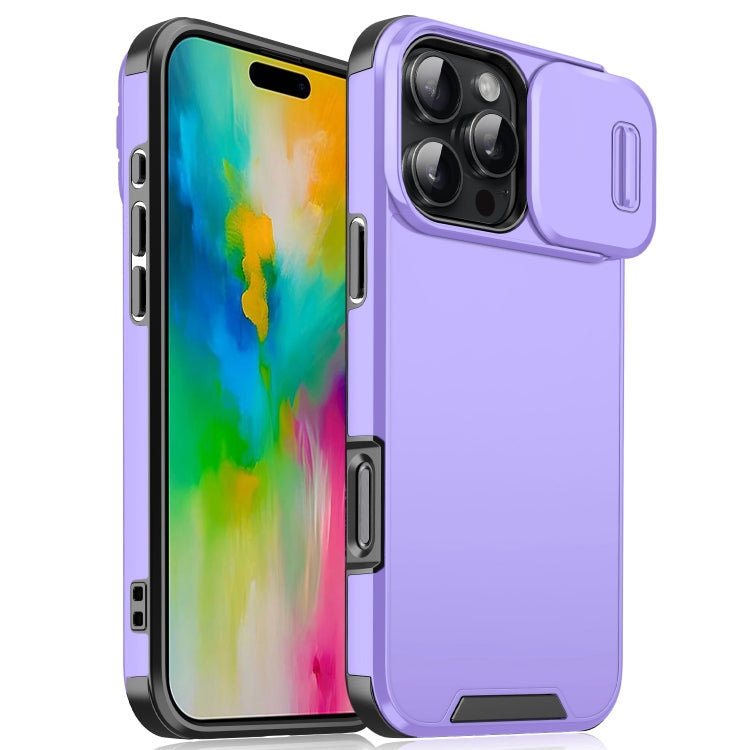 Sliding Camshield TPU + PC Phone Case, For iPhone 16 Pro Max, For iPhone 16 Pro, For iPhone 16 Pl...