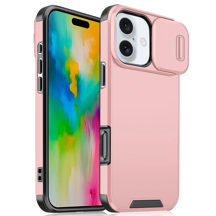 Sliding Camshield TPU + PC Phone Case, For iPhone 16 Pro Max, For iPhone 16 Pro, For iPhone 16 Pl...