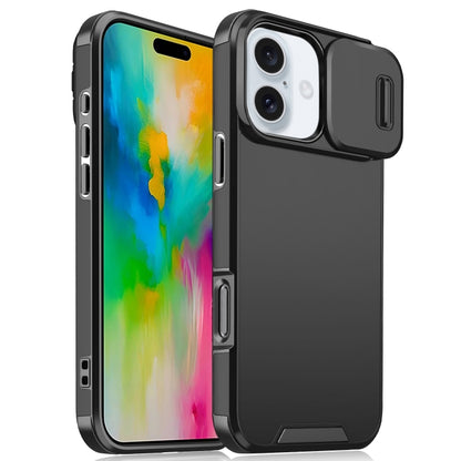 Sliding Camshield TPU + PC Phone Case, For iPhone 16 Pro Max, For iPhone 16 Pro, For iPhone 16 Pl...