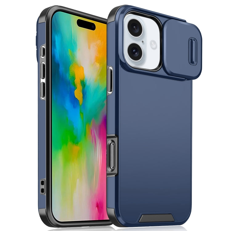 Sliding Camshield TPU + PC Phone Case, For iPhone 16 Pro Max, For iPhone 16 Pro, For iPhone 16 Pl...