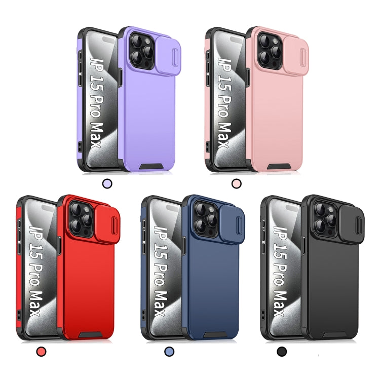 Sliding Camshield TPU + PC Phone Case, For iPhone 16 Pro Max, For iPhone 16 Pro, For iPhone 16 Pl...