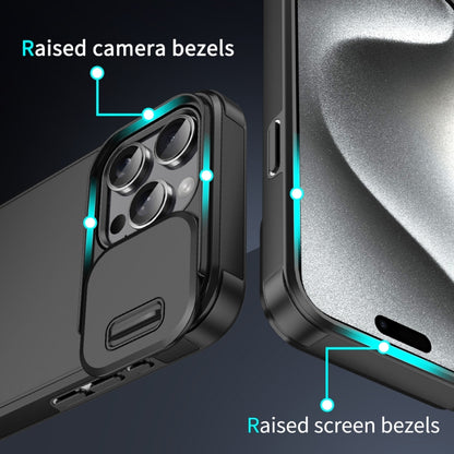 Sliding Camshield TPU + PC Phone Case, For iPhone 16 Pro Max, For iPhone 16 Pro, For iPhone 16 Pl...