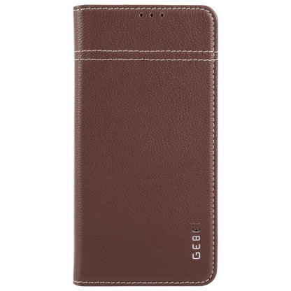 GEBEI Top-grain Horizontal Flip Leather Phone Case, For Samsung Galaxy S25 5G��������������������...