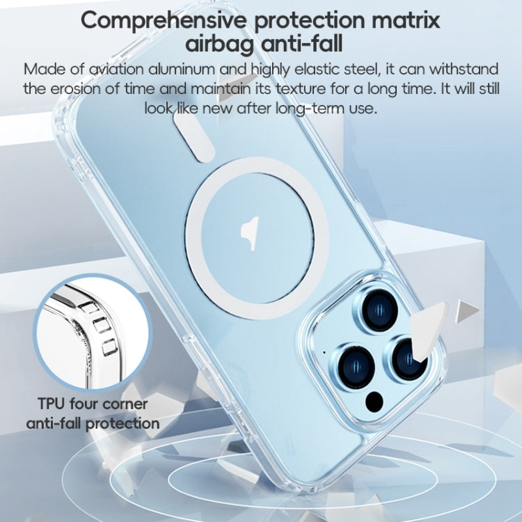 ZGA Magsafe Clear PC Hybrid TPU Phone Case, For iPhone 16e, For iPhone 16 Pro Max, For iPhone 16 ...