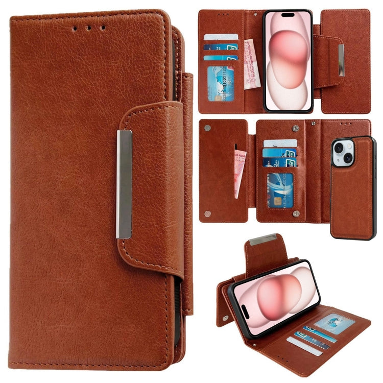 Multifunctional 7-Cards Wallet Leather Phone Case